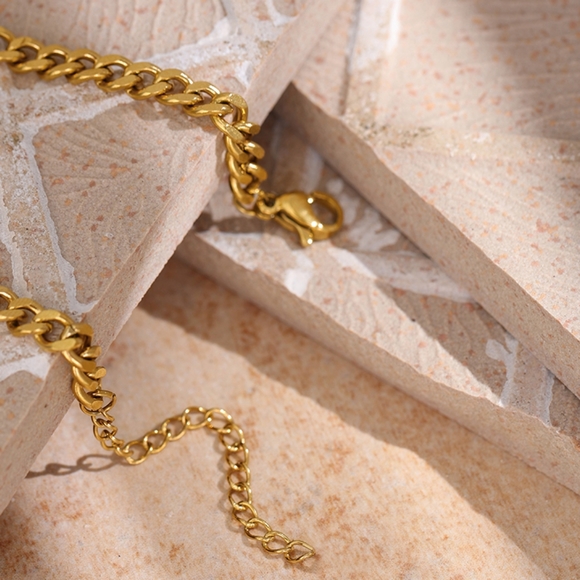 Elegant Pearl Chain Necklace - Picture 5 of 9